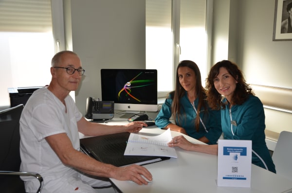 Equipe du docteur Roger dans son cabinet à Limoges 